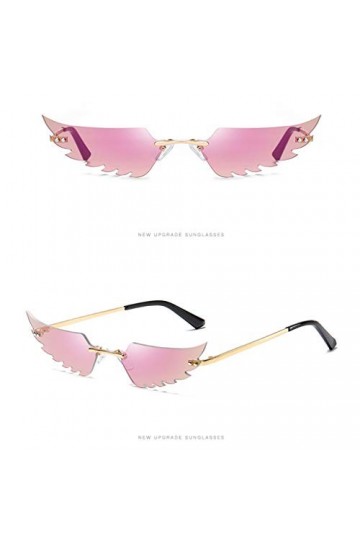 Lunettes de soleil pour homme et femme - Tendance - Rétro - Tendance - Tendance - Irrégulière - En forme dailes - Style rétr