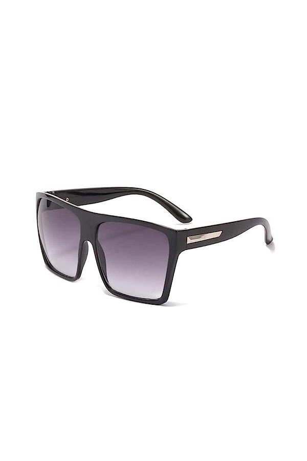 Lunettes de soleil carrées surdimensionnées de luxe femmes vintage grande marque de soleil femmes monture lunettes dégradé mo