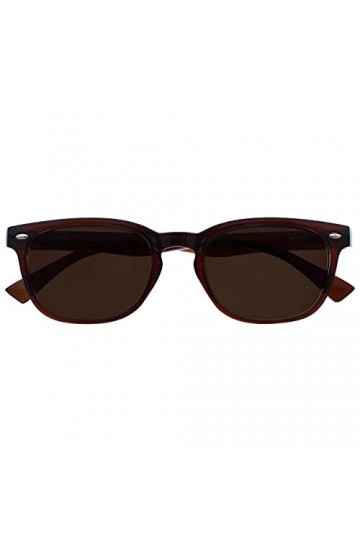 UV Reader Brun Lecteurs Soleil Lunettes De Lecture UV400 Designer Style Hommes Femmes UVSR015 +1,50