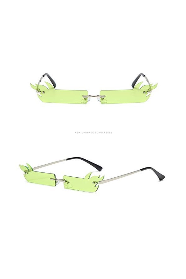 Crazy Lunettes de soleil pour fête Lunettes de soleil amusantes pour femme Polarisées Effet miroir Lunettes de soleil hippers