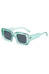 aaSccex Femmes hommes rétro mode rue verres à liqueur unisexe PC cadre lunettes de soleil Lunettes Tir Sportif Green, One Si