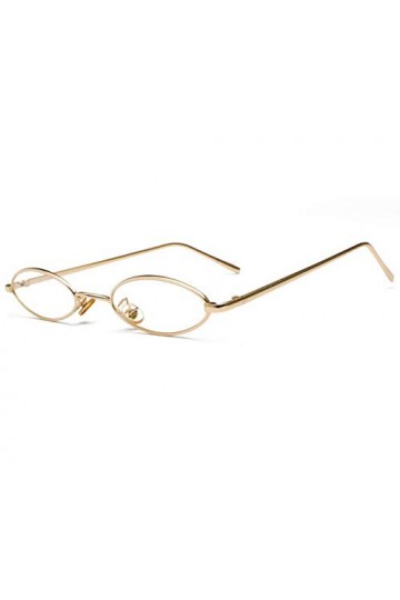 acsefire Lunettes de soleil rétro hippie à lentille ovale non polarisées Steampunk lunettes de soleil pour hommes femmes avec