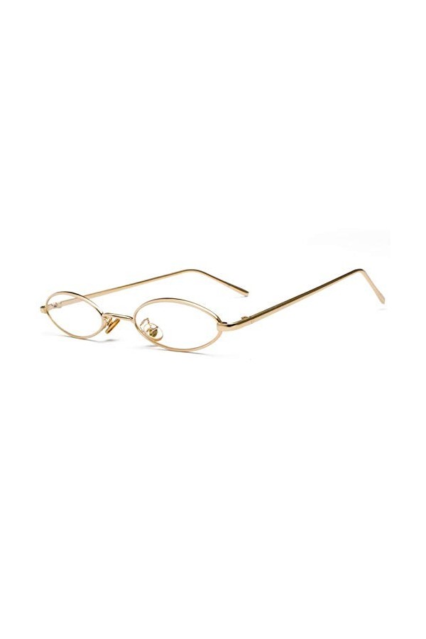 acsefire Lunettes de soleil rétro hippie à lentille ovale non polarisées Steampunk lunettes de soleil pour hommes femmes avec