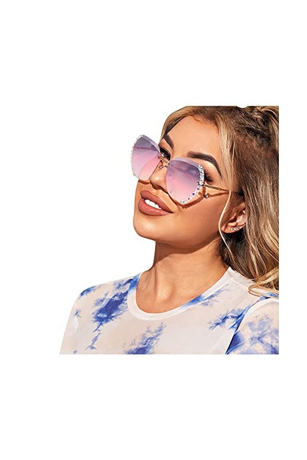 Lunettes de soleil pour homme et femme - Tendance - Rétro - Tendance - Tendance - Style rétro - Pour femme, violet, taille un