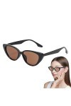 ereqeip Lunettes de soleil œil de chat,Lunettes de soleil rétro œil de chat Lunettes vintage | Lunettes de soleil anti-UV pou