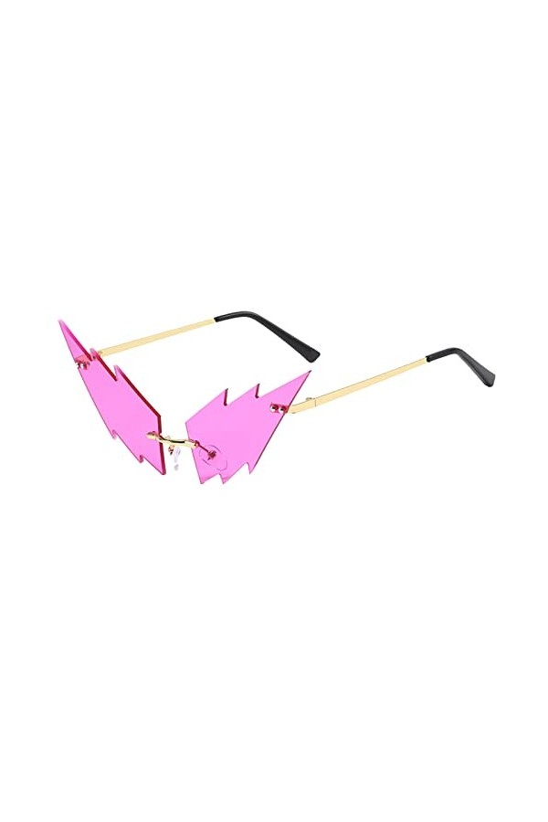 Lunettes de soleil Flamme Lunettes de soleil sans cadre Mariée Demoiselle dhonneur Lunettes de soleil pour mariage Cadeaux d