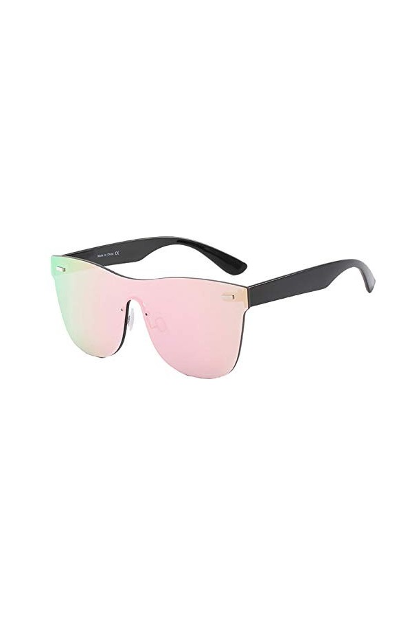 PETSBURG Infinity Fashion Lunettes de soleil polarisées Unisexe, rose,