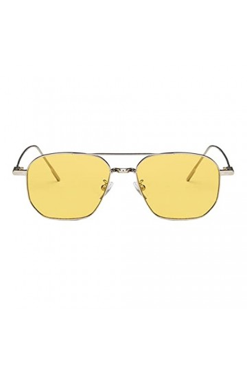 OIUHJN Lunettes de soleil rétro surdimensionnées irrégulières polarisées pour homme et femme - Protection contre la lumière -