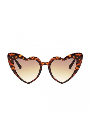 Tedious Lunettes de soleil en forme damour pour femmes,Lunettes de soleil en forme damour rétro tendance surdimensionnées c