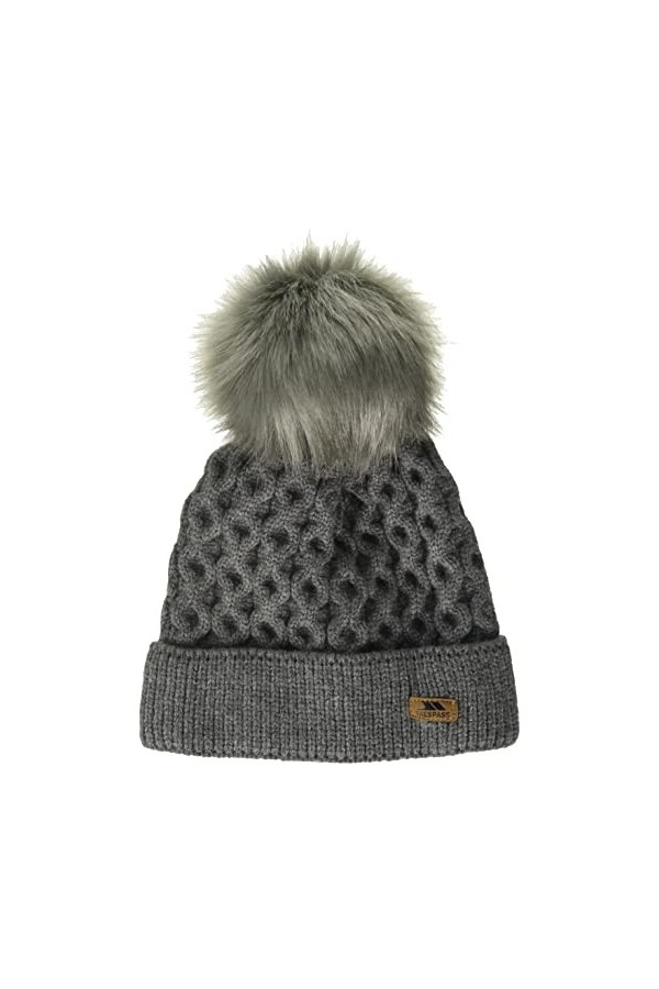 Trespass Freja-Female Hat Béret, Gris foncé Gris , Taille Unique Femme