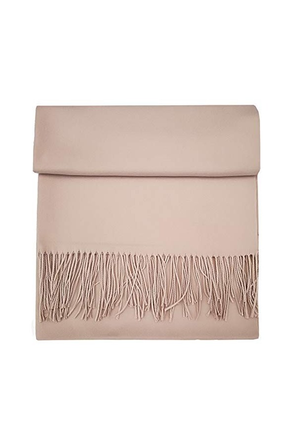 iEverest Pashmina Châle Écharpe Foulard Hijab - Unisex Hiver Chaud Écharpe Pashmina Châle Écharpe de Couleur Unie Super Douce