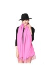 iEverest Pashmina Châle Écharpe Foulard Hijab - Unisex Hiver Chaud Écharpe Pashmina Châle Écharpe de Couleur Unie Super Douce
