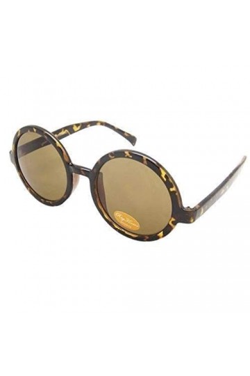 Minimum Mouse - Lunettes Soleil Écaille Tortue Rond Grand Taille Unique