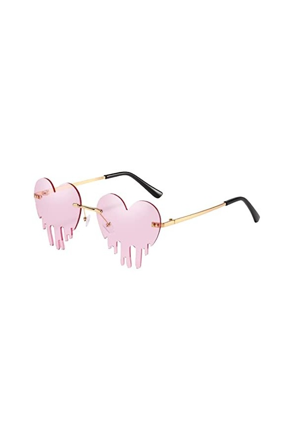 MNSWR Lunettes Grand Cadre Protection Lunettes De Soleil Homme Dragon Dame Lunettes De Soleil En Forme De Coeur Pour Femmes M