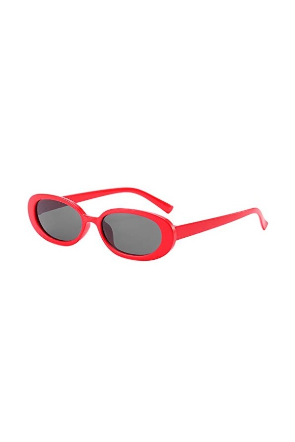 Homme Femme Petit Cadre Coeur Lunettes de Soleil Lunettes Style Rétro Vintage Lunettes De Vacances DéTé De Plage De Vacances