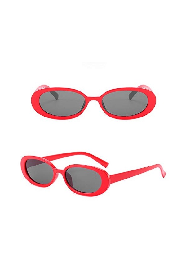 Homme Femme Petit Cadre Coeur Lunettes de Soleil Lunettes Style Rétro Vintage Lunettes De Vacances DéTé De Plage De Vacances
