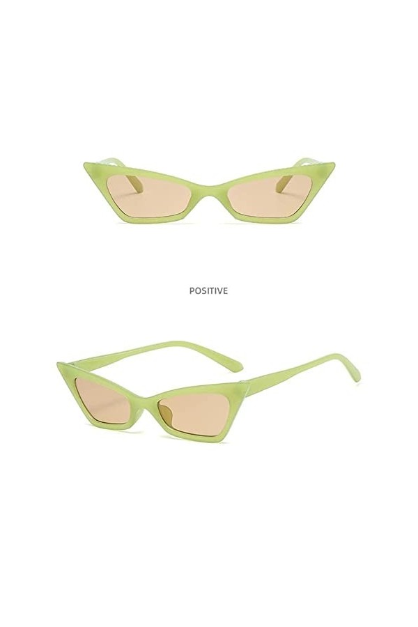 ZIRYXQ Petites lunettes de soleil rectangulaires rétro pour femme - Sexy - Lunettes de soleil pour femme - UV400 - Tendance, 