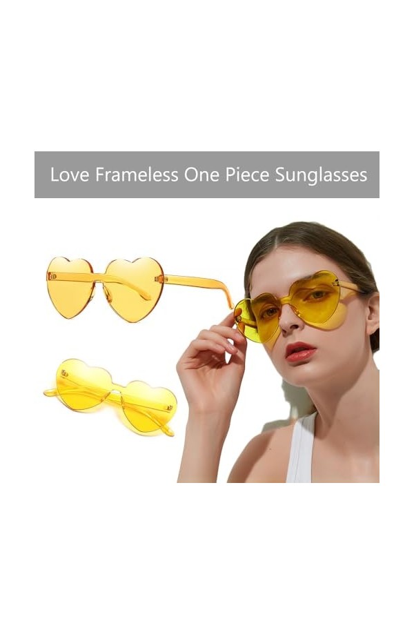 Kaimeilai 9 Paires Lunette de Soleil, Multicolore Lunette de Soleil sans Monture Légères et Rétro Lunettes, Lunettes Soleil F