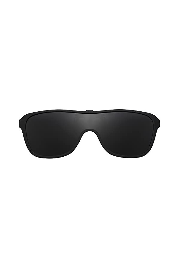 JM Lunettes de Soleil Polarisées Clip, Lunettes de Lecture à Clapet Tout - en - un, Hommes Femmes Noir