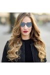 STOBOK Lot de 4 paires de lunettes de soleil en forme de cœur sans monture pour femme Noir