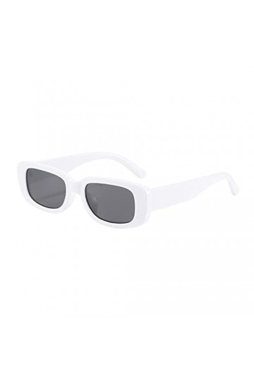 F Fityle Lunettes de soleil rectangulaires hommes lunettes de soleil de style rétro lunettes de soleil portables légères gros
