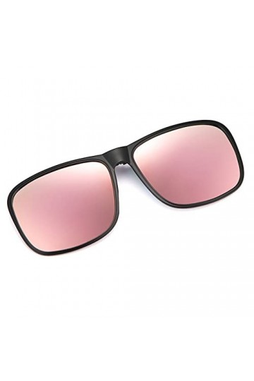 Zhenqi Lunettes de soleil polarisées à clipser Clip de lunettes de soleil en matériau robuste sûr pour Femme Pêche Vélo Condu