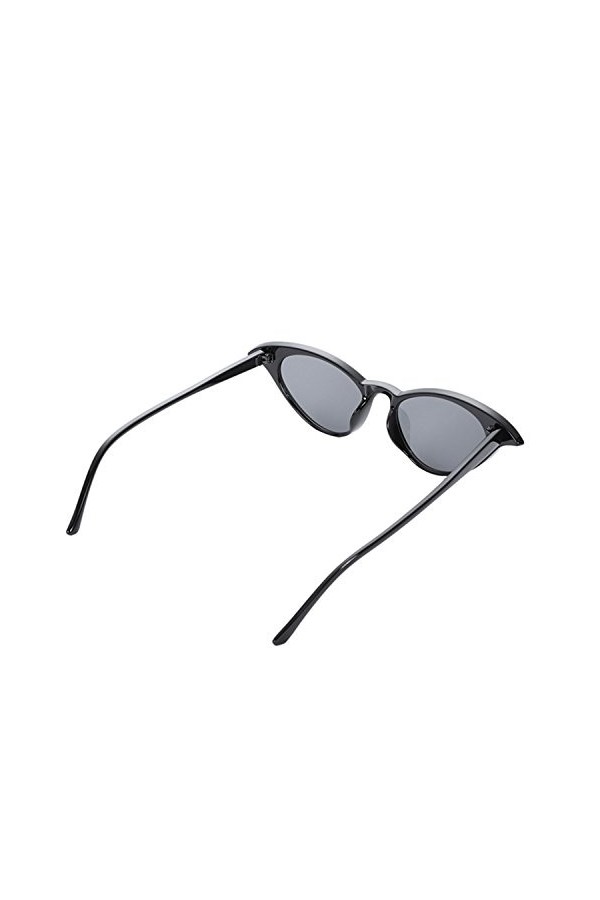 Kahdsvby Petites Lunettes de soleil de loeil de chat de mode des femmes Lunettes de soleil doeil de chat retro leopard noir