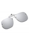 Clip de lunettes de soleil Clip de conduite de nuit nocturne filtre de lumière Flip Up Lentille de Style pour Lunette de Vue
