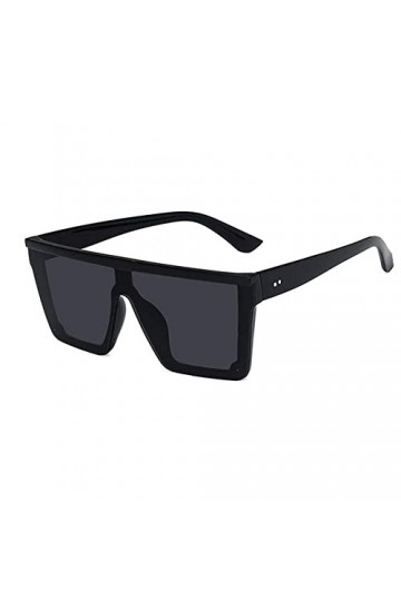 Lunettes de soleil carrées surdimensionnées vintage 400 pour homme et femme - Lunettes de soleil carrées de rue - Conduite Lu