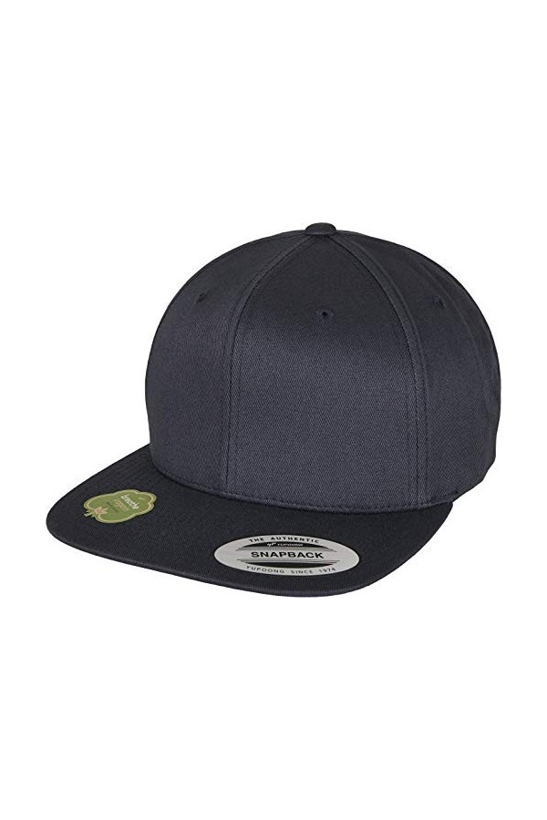Flexfit Mixte Organic Cotton Snapback Navy One Size Casquette, navy, Taille unique EU