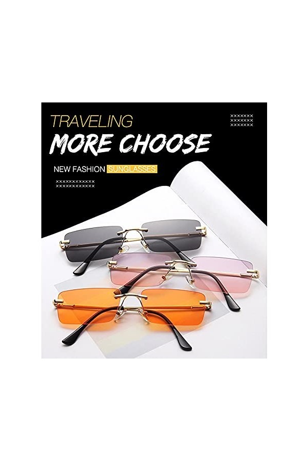 Josenidny Mode Lunettes de Soleil Monture Femmes Unisexe Lunettes Lunettes Streetwear Accessoires Poudre Bleue