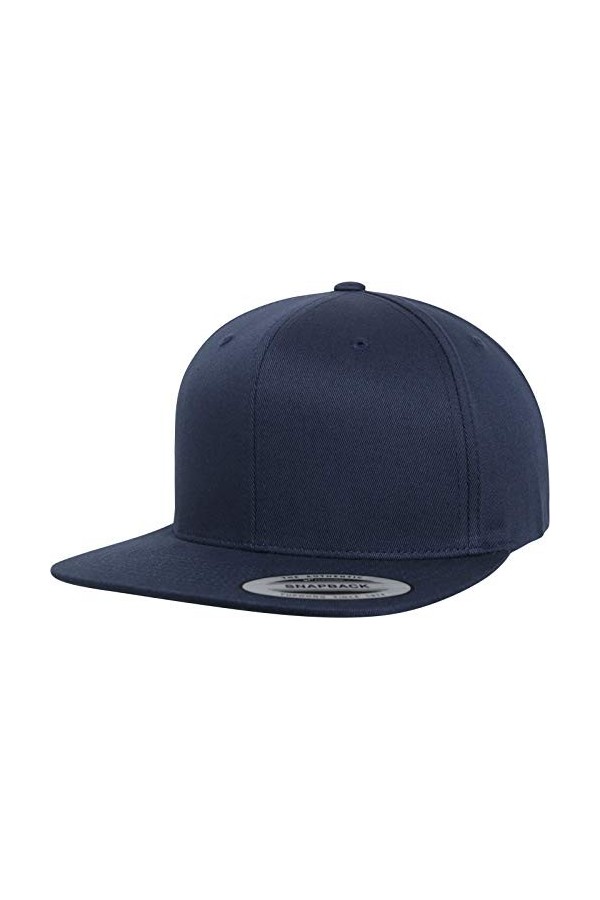 Flexfit Mixte Organic Cotton Snapback Navy One Size Casquette, navy, Taille unique EU