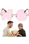 Lunettes de soleil femme tendance - Lunettes de soleil irrégulières hommes - Lettre dété 2023 pas de lunettes de vision conf