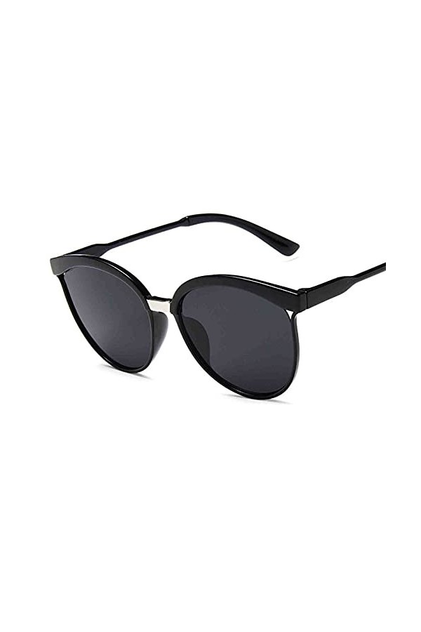JERFER Lunettes De Soleil, Femmes Hommes RéTro Polarisé Petit Miroir Teinté Lentille Lunette De Soleil Polychromatiques UV400
