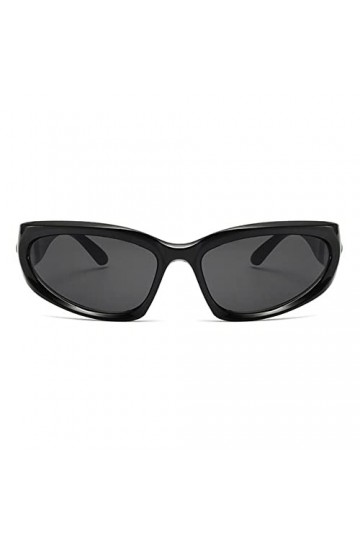 Y2K Lunettes de soleil de sport punk pour femme Protection UV400 Lunettes de soleil de luxe Miroir Lunettes B4G8 Colorées Mod