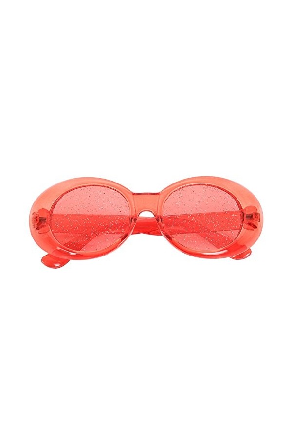 MaiMin des Lunettes de Soleil Femmes Vintage Lunettes ovales Briller Lentilles Lunettes pour Bonbons des Lunettes de Soleil S