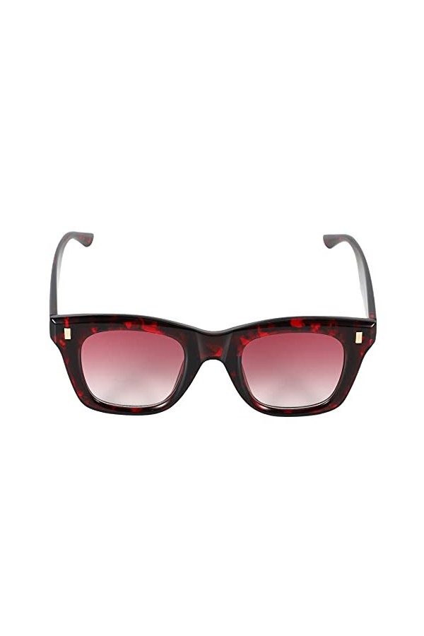 Seprendi Lunettes de Soleil Carrées Lunettes de Soleil Stores à Rivets Vintage pour Femmes Lunettes de Soleil à La Mode pour 