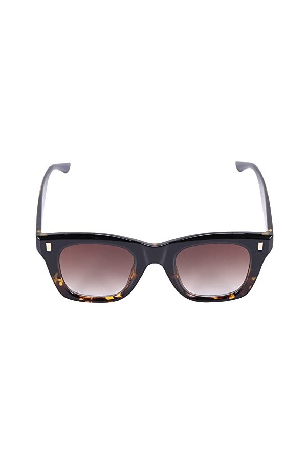Seprendi Lunettes de Soleil Carrées Lunettes de Soleil Stores à Rivets Vintage pour Femmes Lunettes de Soleil à La Mode pour 