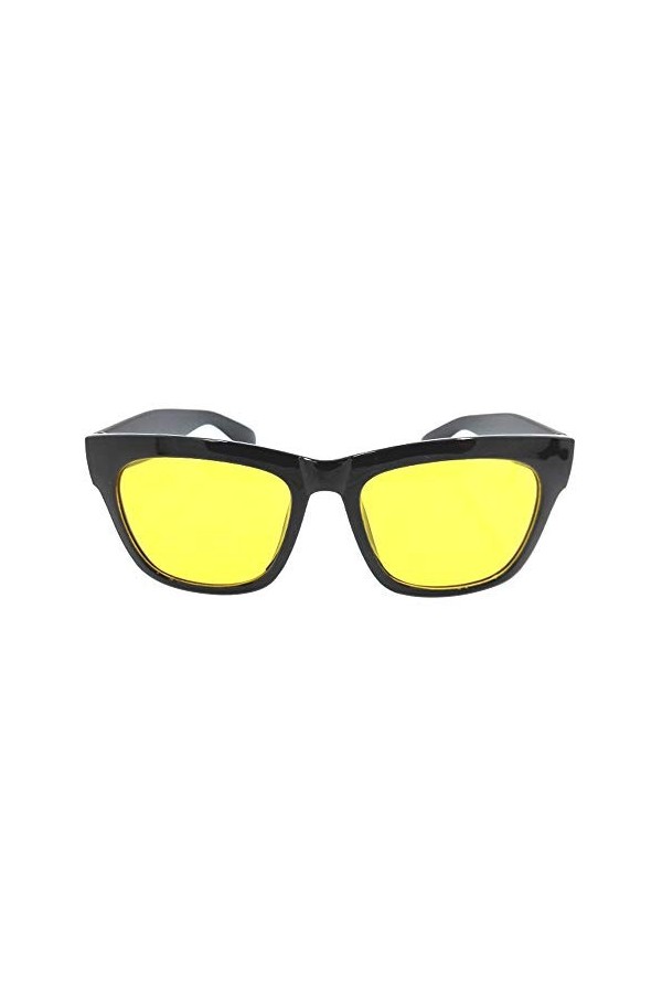 KINLOU Lunettes de Vision Nocturne/Lunettes de Soleil UV400 - Hommes/Femmes Lunettes de Conduite Rétro