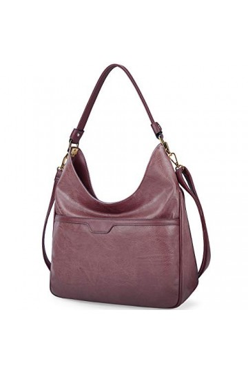 NUBILY Sac a Main Femmes Bandoulieres Cuir Grande Capacité Sac Bandoulière Femme Sacs Portés Épaule Imperméable Portable Sac 