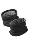 Tour de Cou Écharpe Hiver - Snood Cache Cou Col Polaire Tubulaire Foulard Chaud Coupe-Vent De Crochet De Laine Homme et Femme