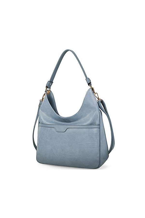 NUBILY Sac a Main Femmes Bandoulieres Cuir Grande Capacité Sac Bandoulière Femme Sacs Portés Épaule Imperméable Portable Sac 