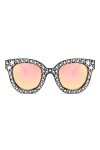 Lunettes de soleil rétro de luxe mosaïque étoile pour femmes style sexy classique UV modèle mode dames decoratio défilé lunet