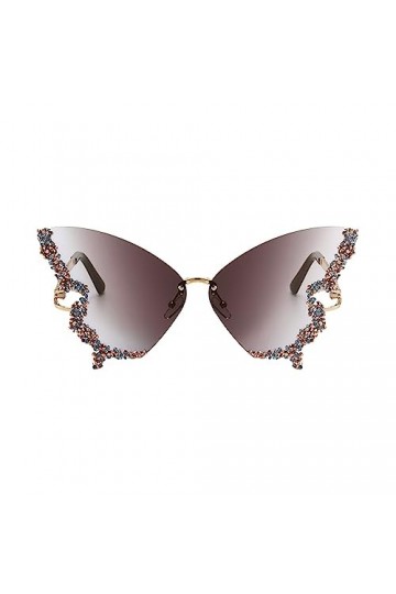 ROYIYI Lunettes Soleil Opaque 2023 lunettes de soleil strass femmes lunettes de soleil minces modèles soleil et lunettes Étui