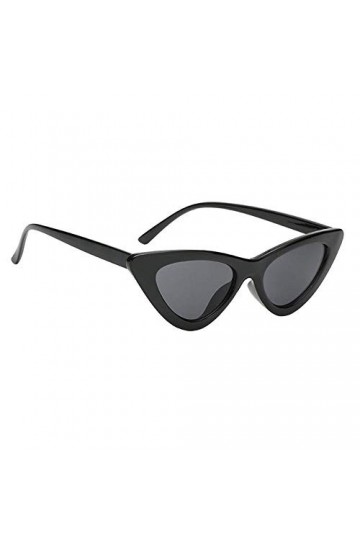Uteruik 1 paire de lunettes de soleil triangulaires effet miroir pour filles et femmes