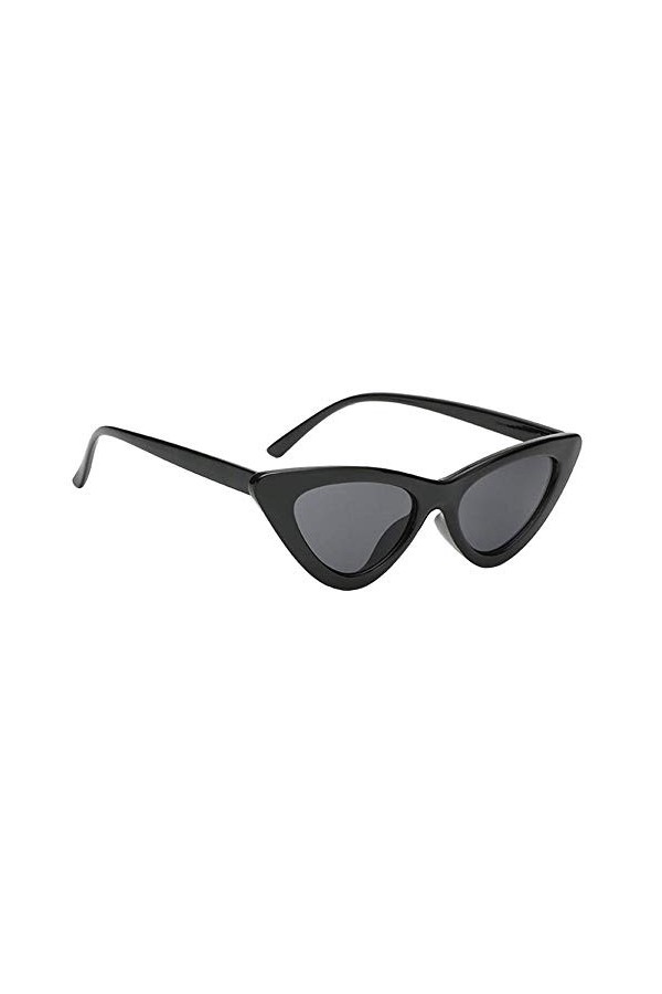 Uteruik 1 paire de lunettes de soleil triangulaires effet miroir pour filles et femmes