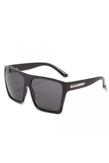 ZOHIKO Lunettes de soleil carrées surdimensionnées de luxe pour femme - Marque vintage - Grand cadre - Mignon - Mode féminine