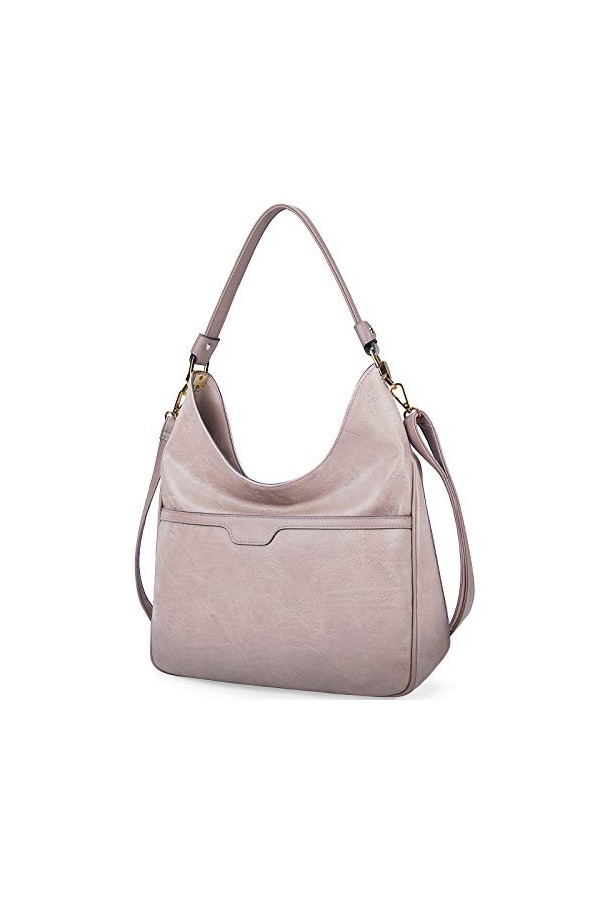 NUBILY Sac a Main Femmes Bandoulieres Cuir Grande Capacité Sac Bandoulière Femme Sacs Portés Épaule Imperméable Portable Sac 