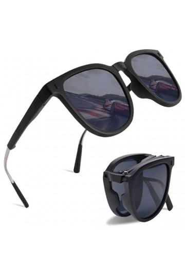 AOMIG Lunettes de Soleil Polarisées pour Homme Femme, Homme Pilote Lunettes de Soleil Polarisées Ultralégères Verres Anti-Ref