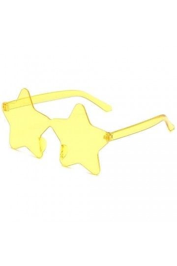 NAIXUE Lunettes De Soleil Sans Monture Lunettes De Soleil Pentagramme Lunettes De Soleil Petit Lunettes De Soleil Sans Montur